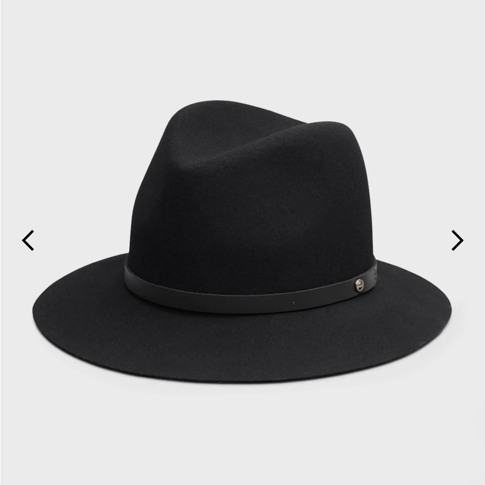 Rag & Bone Wool Black Fedora Hat